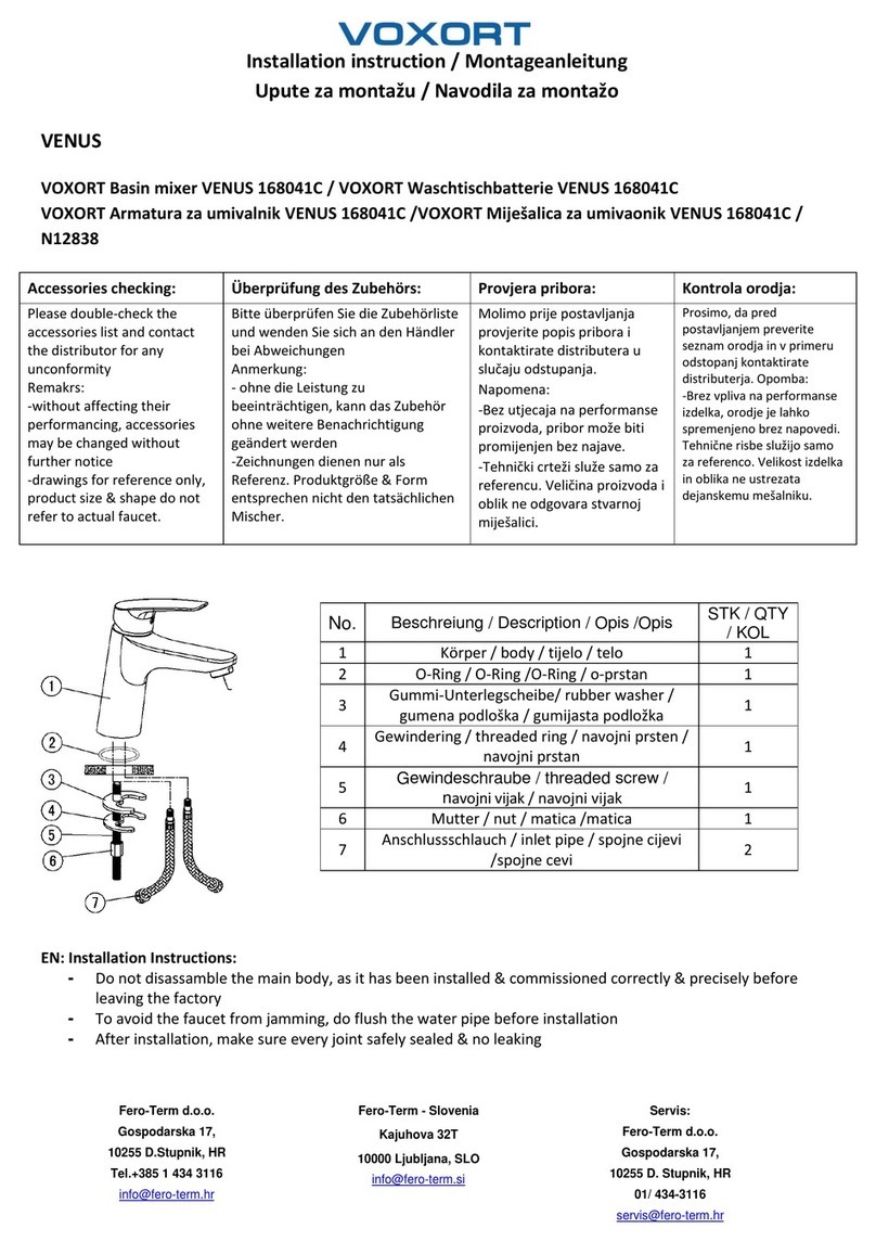 Fero-term VOXORT VENUS 168041C User manual