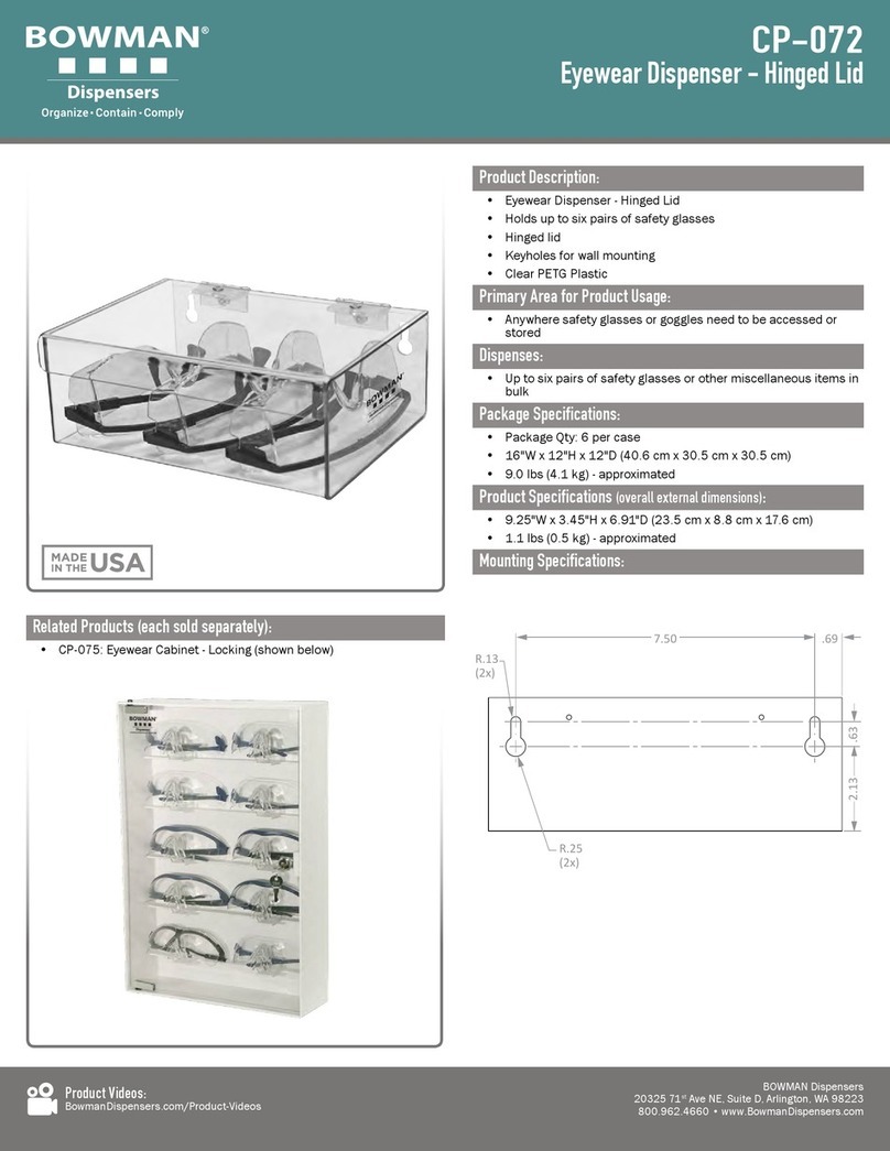 BOWMAN CP-072 User manual