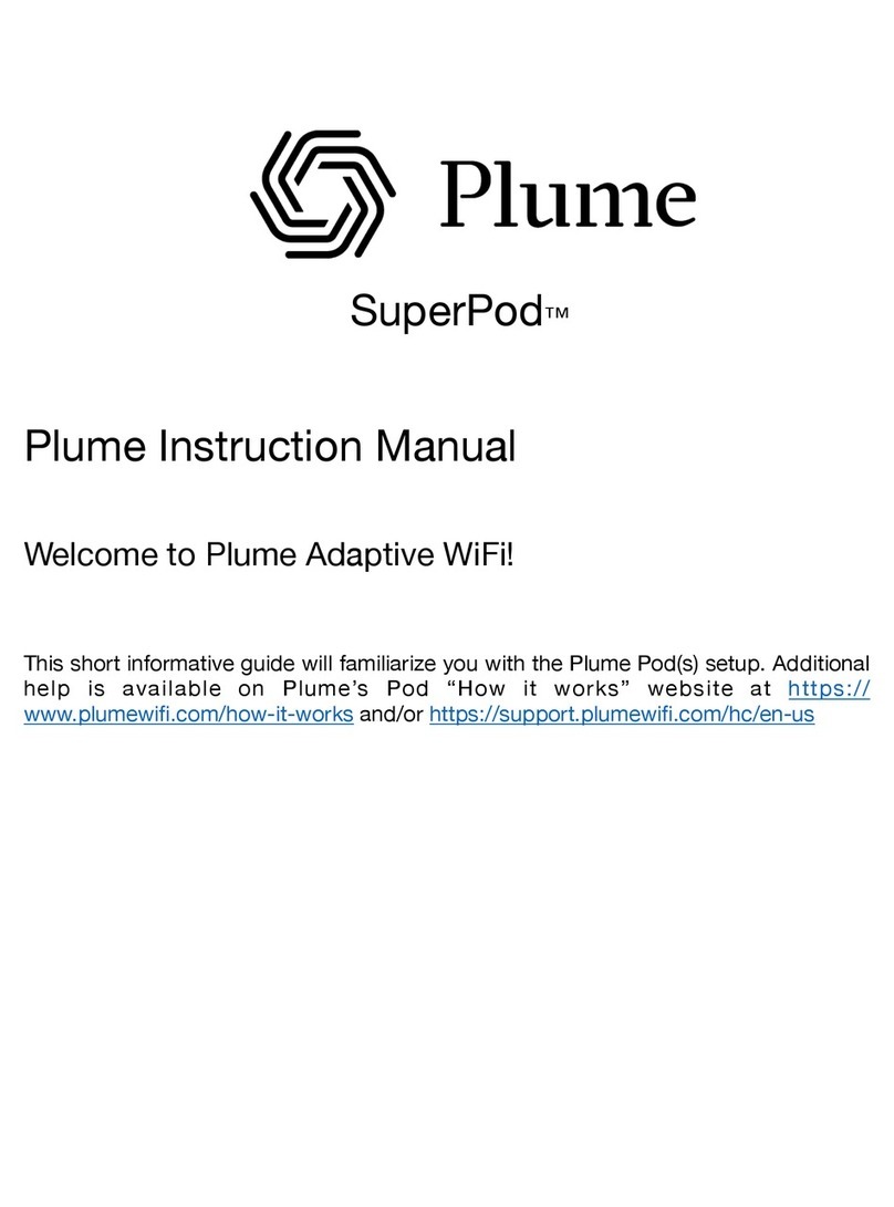 Plume SuperPod AC3000 instruction manual