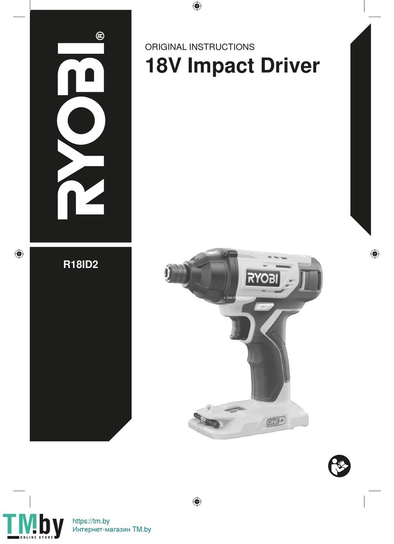 Ryobi R18ID2 User manual