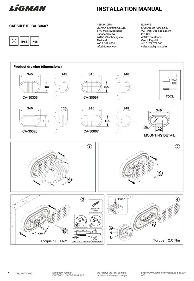 LIGMAN CAPSULE 5-CA-30607 User manual