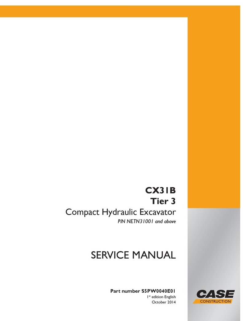 CASE CONSTRUCTION CX31B Service manual