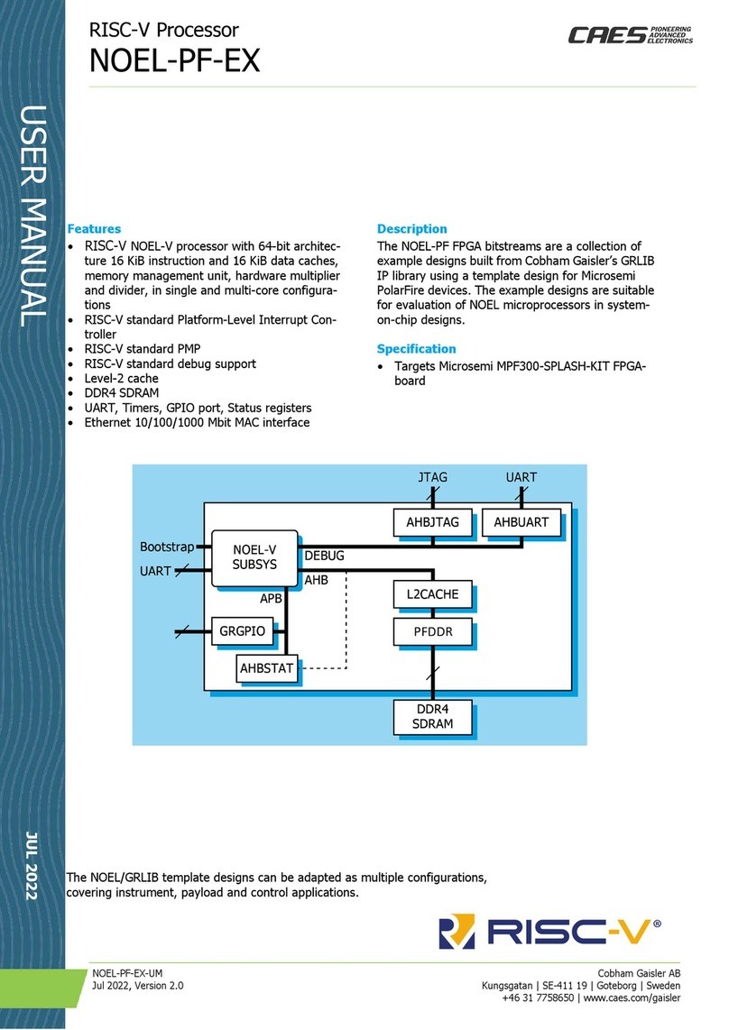 CAES NOEL-PF-EX User manual