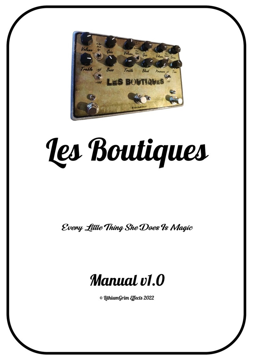 Lithium Grim Les Boutiques User manual