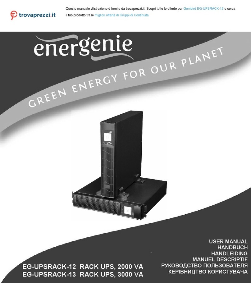 Gembird energenie EG-UPSRACK-12 user manual