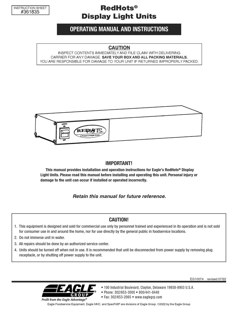 Eagle Group RedHots User manual Eagle Group RedHots User manual