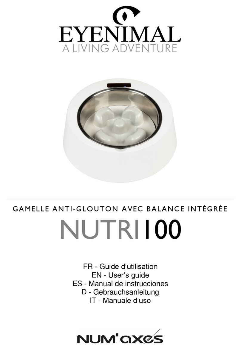 Num'axes EYENIMAL NUTRI100 User manual Num'axes EYENIMAL NUTRI100 User manual