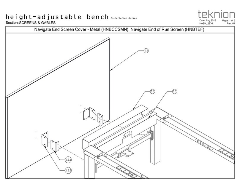 Teknion HNBCCSMN User manual