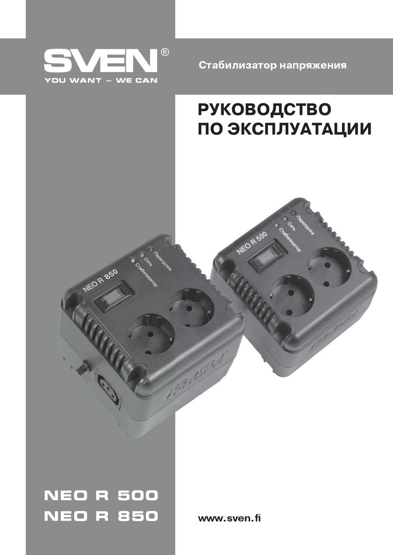Sven Neo R 500 User manual