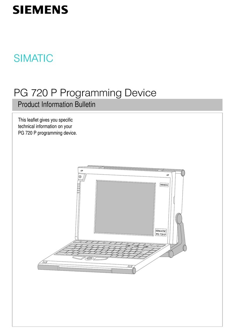 Siemens SIMATIC PG 720 P Manual