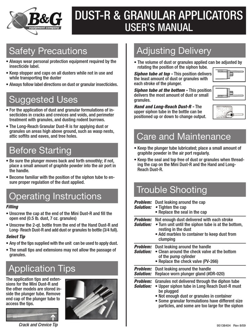 B&G DUST-R user manual