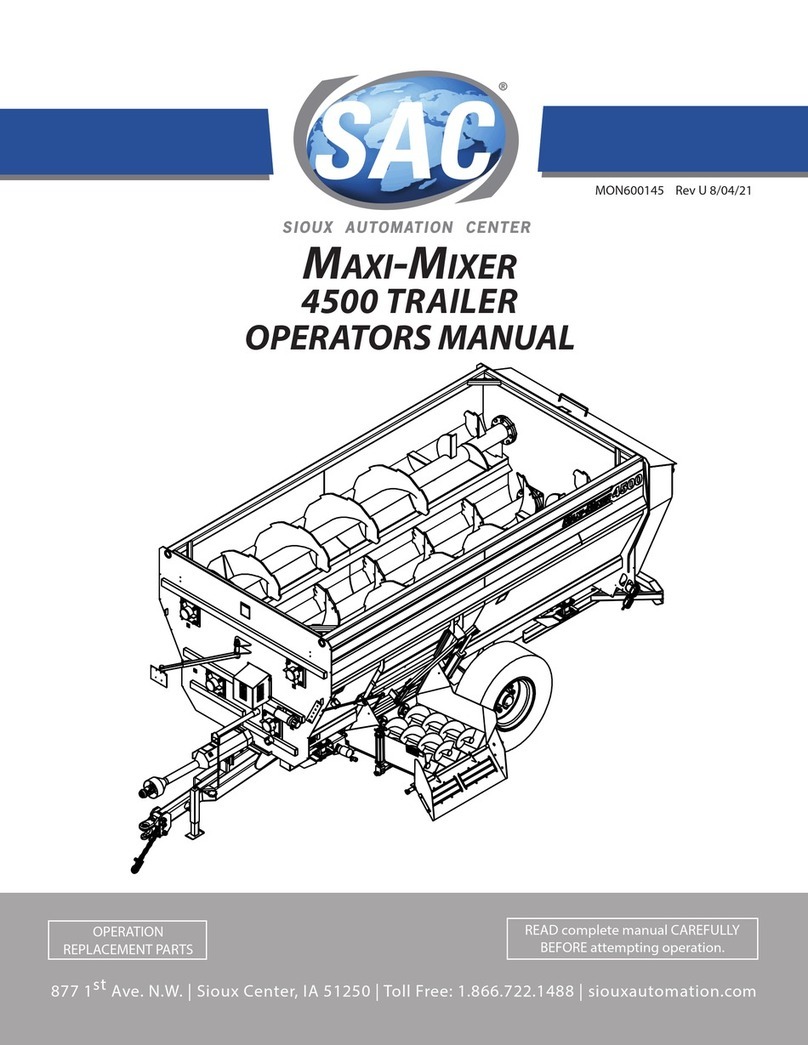 SAC MAXI-MIXER 4500 User manual