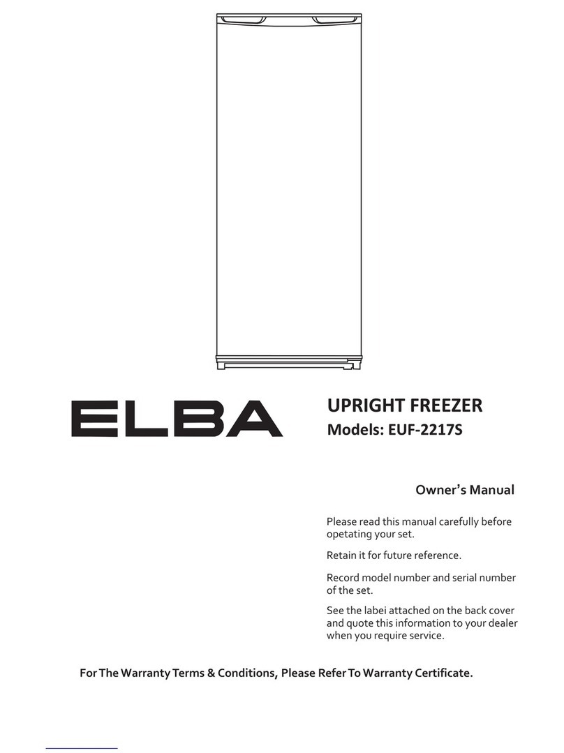 Elba EUF-2217S owner's manual