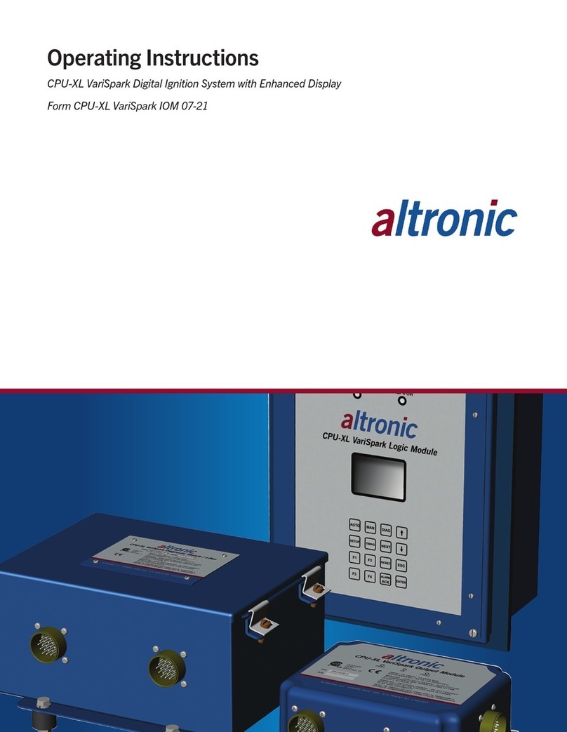 Altronic VariSpark CPU-XL User manual
