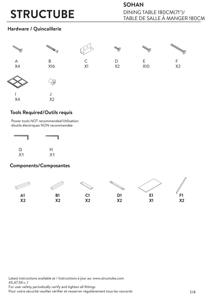 STRUCTUBE SOHAN User manual STRUCTUBE SOHAN User manual