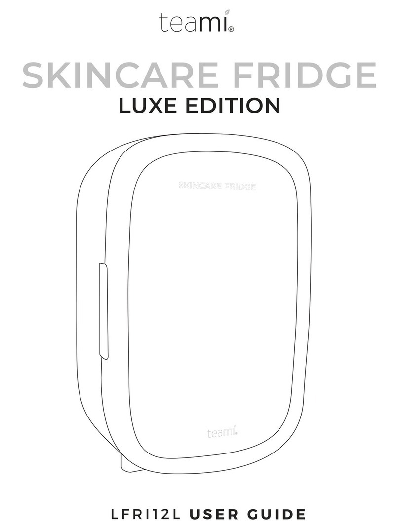 Teami Luxe Skincare Fridge user guide
