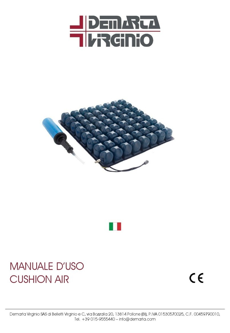 DEMARTA VIRGINIO CUSHION AIR user manual
