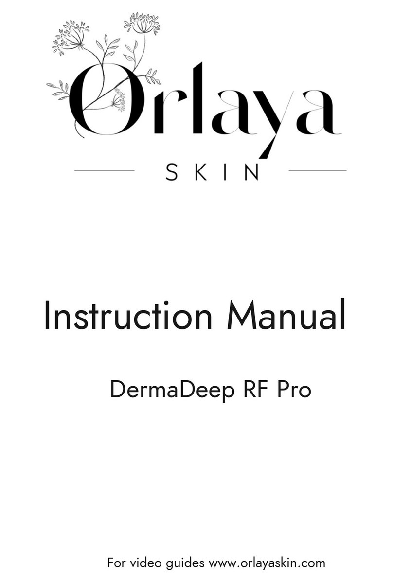 Orlaya skin DermaDeep RF Pro instruction manual