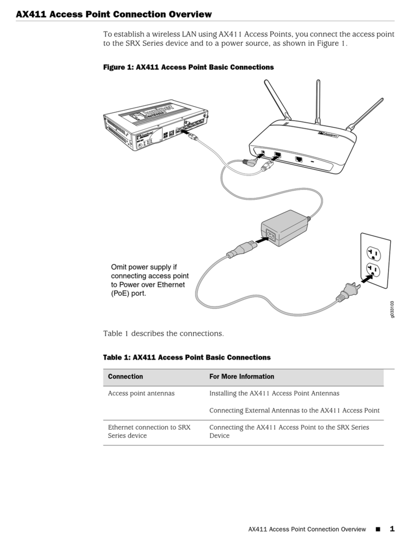 Juniper AX411 User manual Juniper AX411 User manual