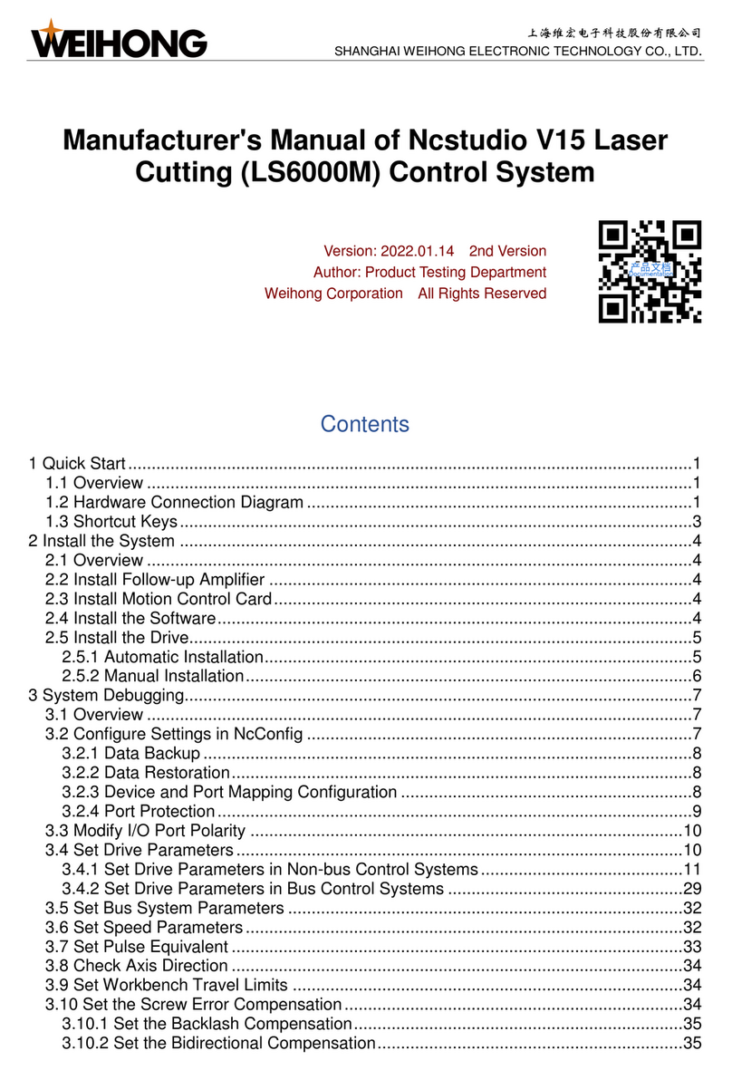 WEIHONG Ncstudio V15 manual