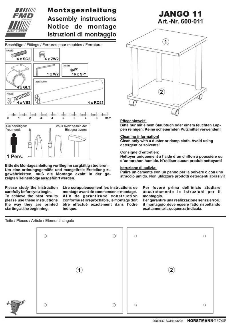 FMD Furniture JANGO 11 Assembly instructions FMD Furniture JANGO 11 Assembly instructions