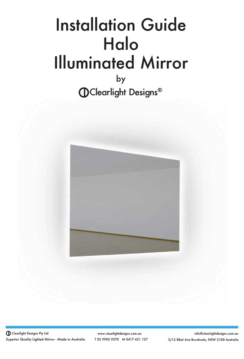 Clearlight Designs Halo installation guide Clearlight Designs Halo installation guide