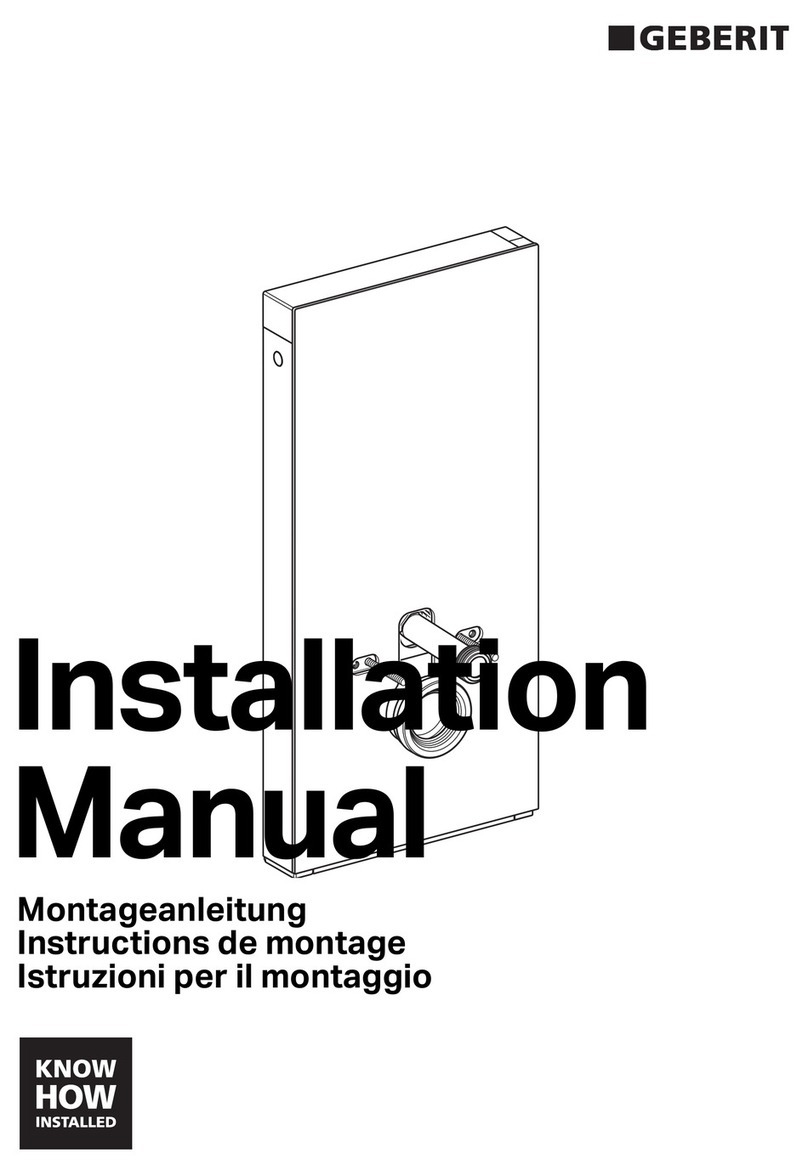 Geberit 131.028 1 installation manual
