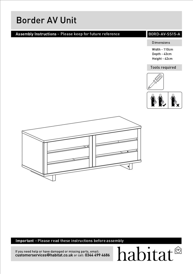 Habitat Border BORD-AV-SS15-A User manual