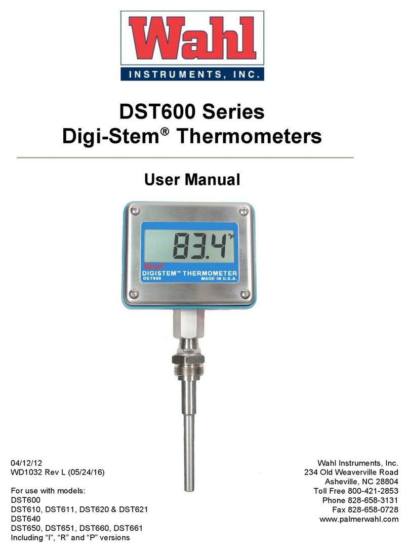 Wahl Digi-Stem DST600 Series User manual