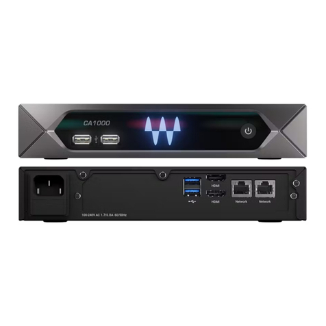 Waves CA1000 User manual