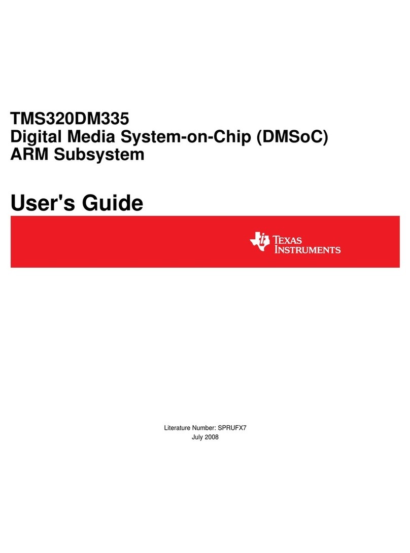 Texas Instruments TMS320DM335 User manual