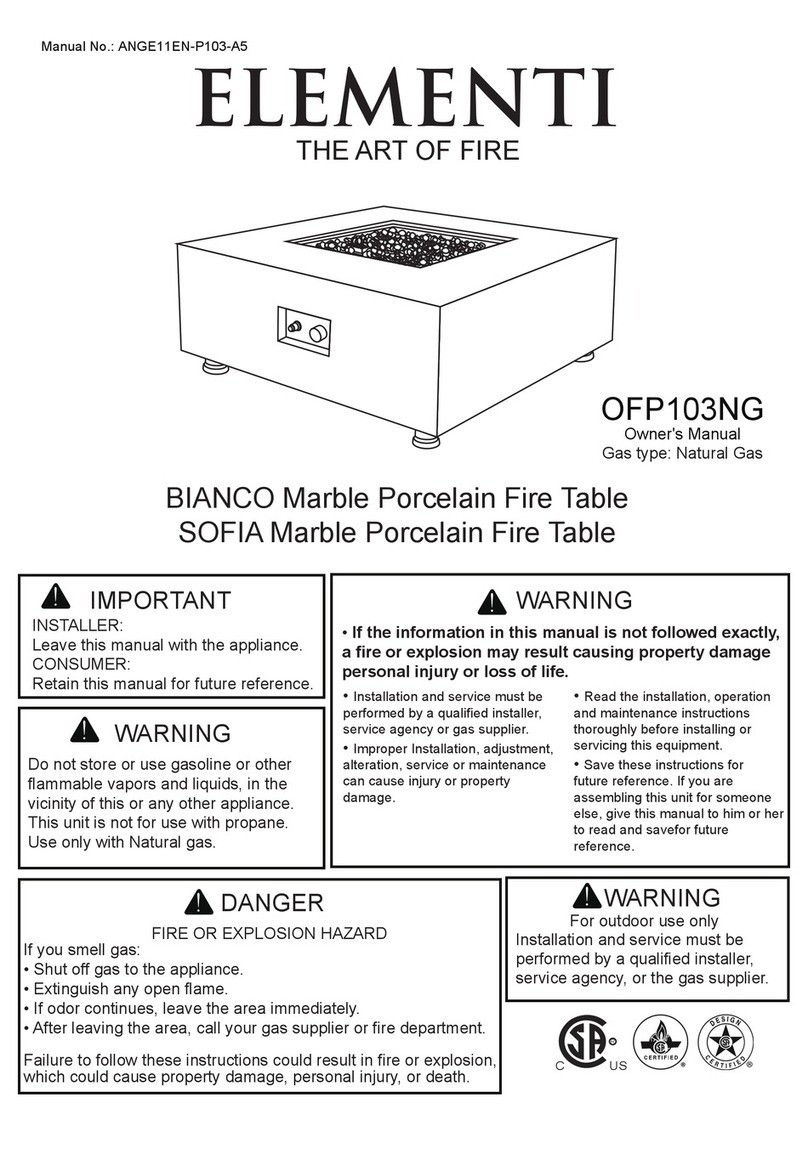 ELEMENTI BIANCO OFP103NG User manual
