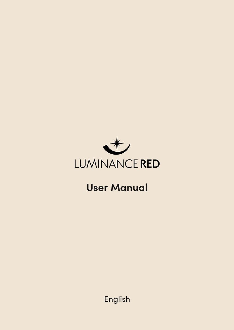 LUMINANCE RED User manual