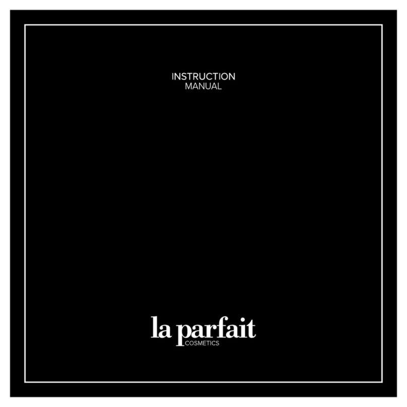 La parfait UltraSculpt Mini instruction manual