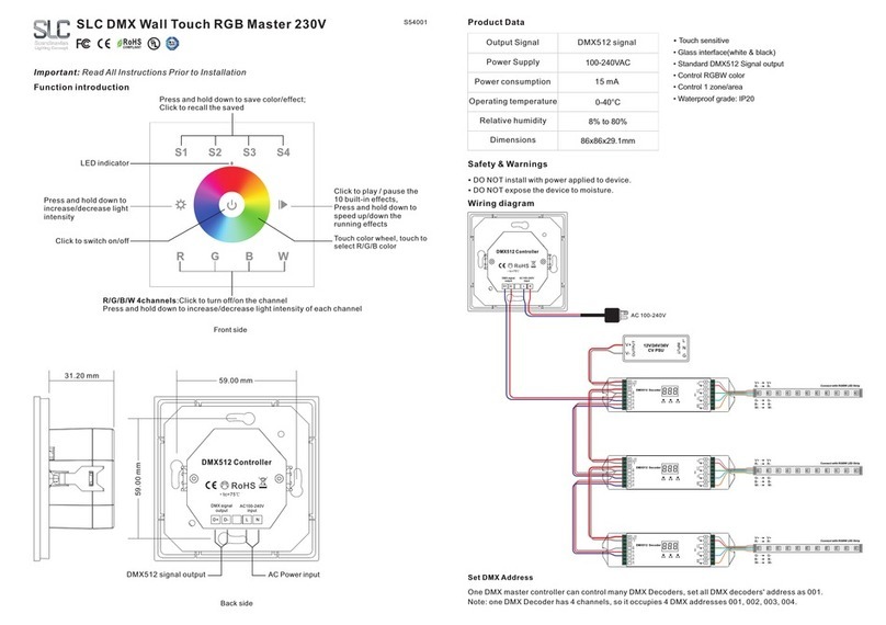 SLC S54001 instruction manual