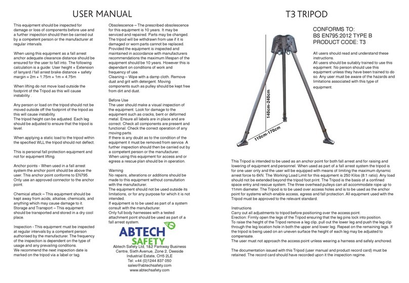 ABTECH SAFETY T3 user manual