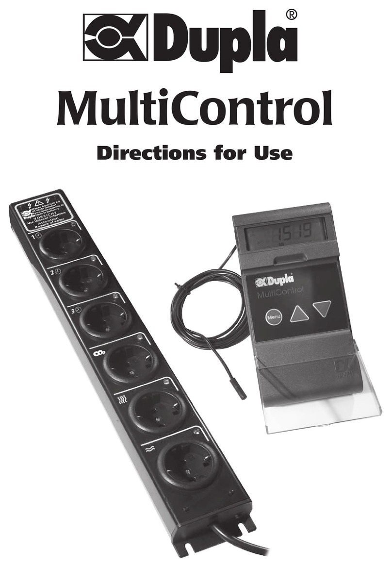 Dupla MultiControl Directions for use
