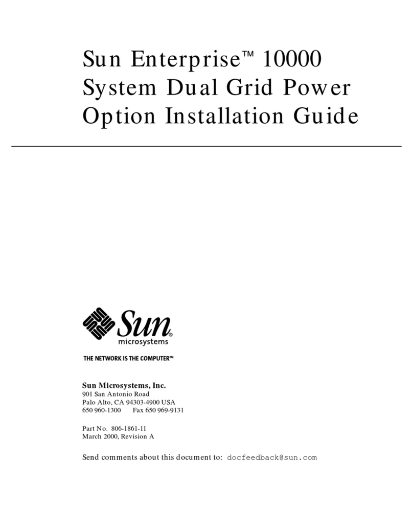 Sun Microsystems Sun Enterprise 10000 User manual