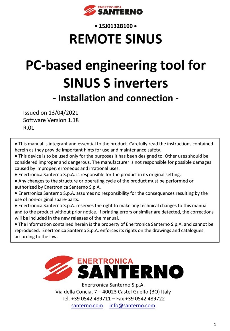 Enertronica Santerno ZZ0132033 manual