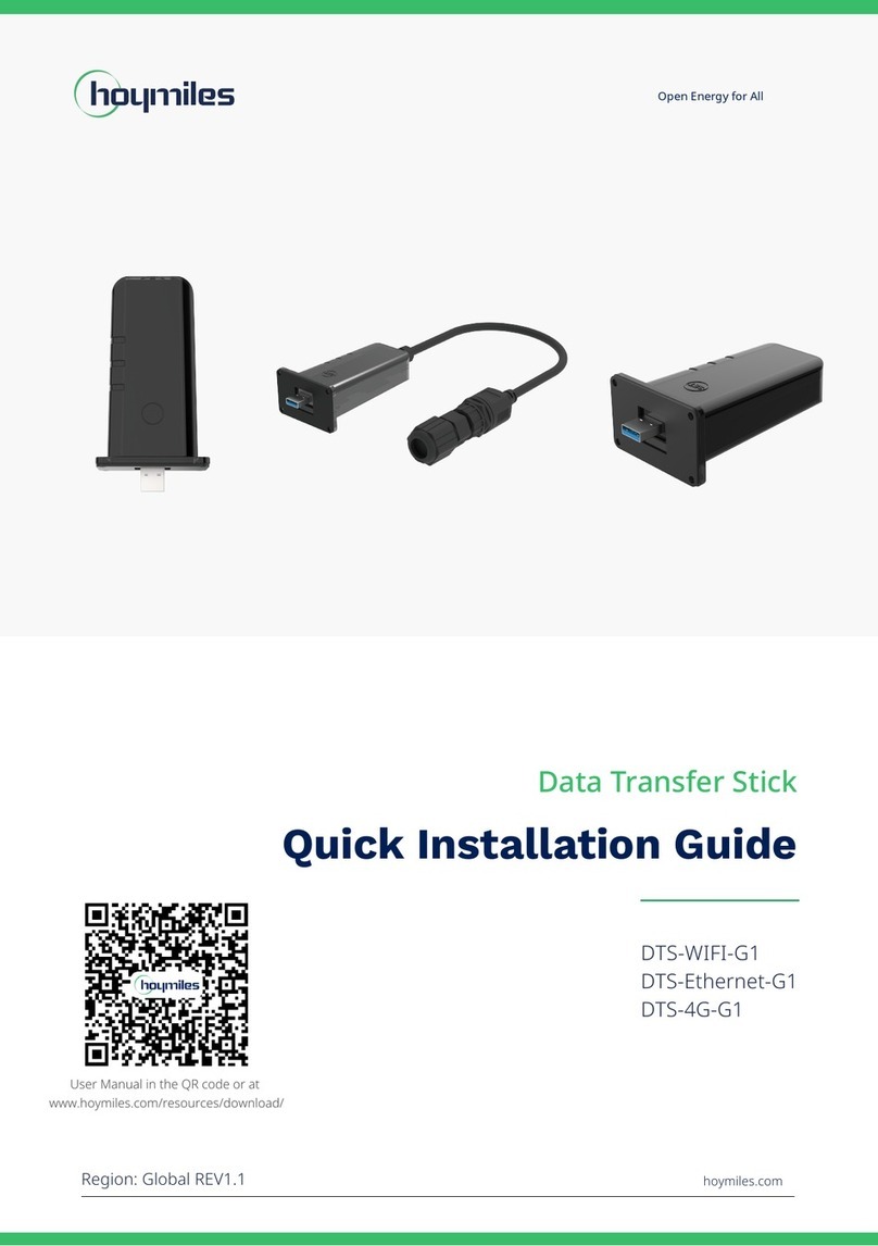 Hoymiles DTS-G1 Series Quick installation guide