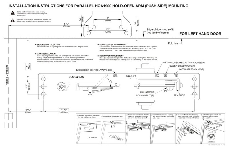 Parallel HOA1900 User manual