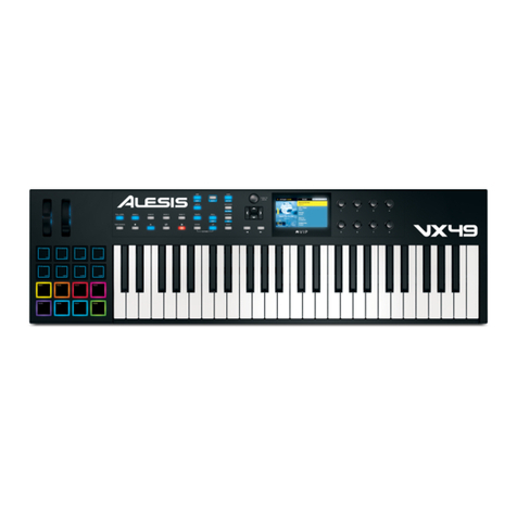 Alesis VX 49 User manual