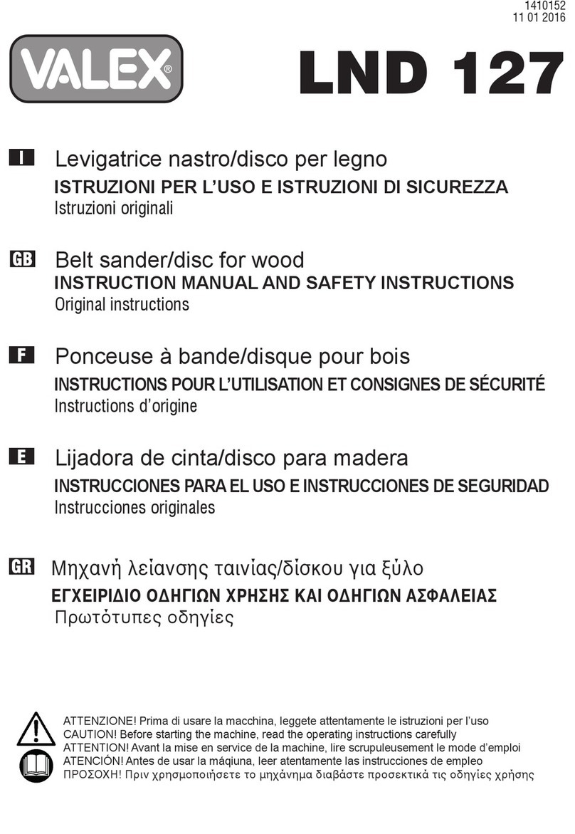 Valex LND 127 Instruction manual and safety instructions