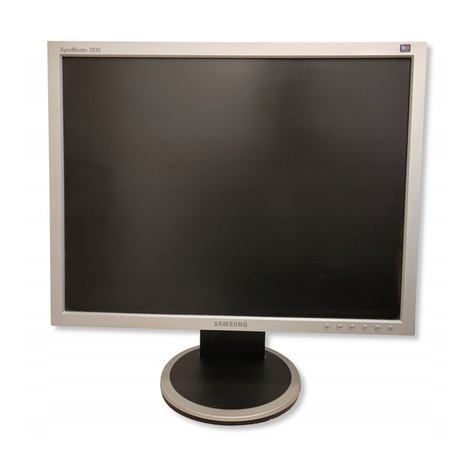 Samsung 203B - SyncMaster - 20" LCD Monitor User manual