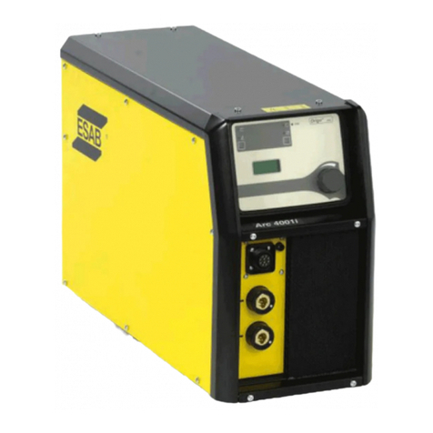 ESAB Origo Arc 4001i User manual