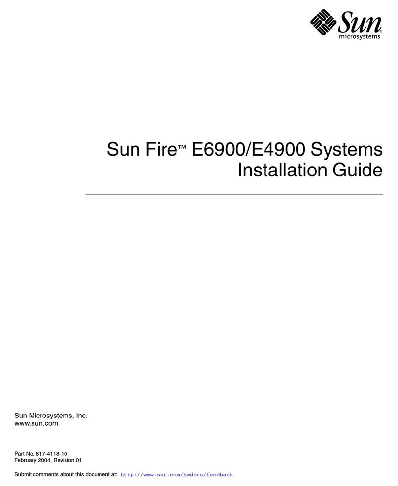 Sun Microsystems Sun Fire E6900 User manual