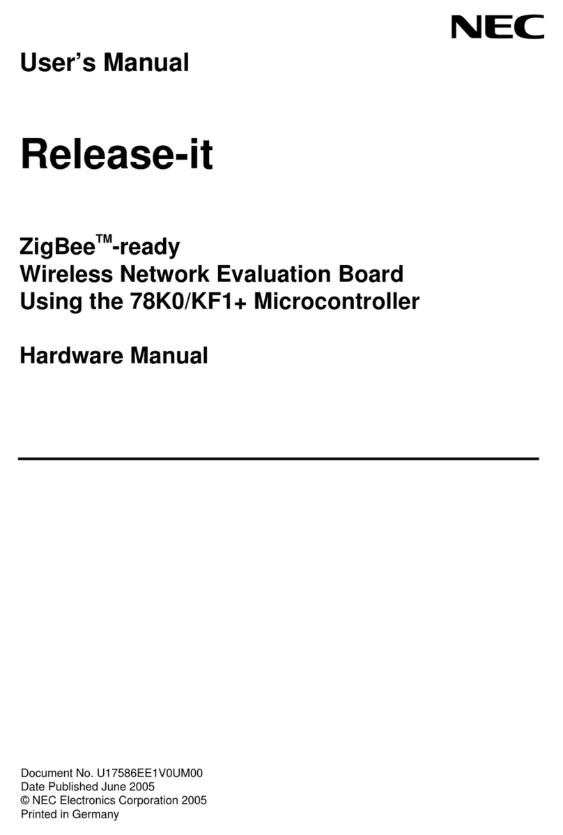 NEC Release-it User manual