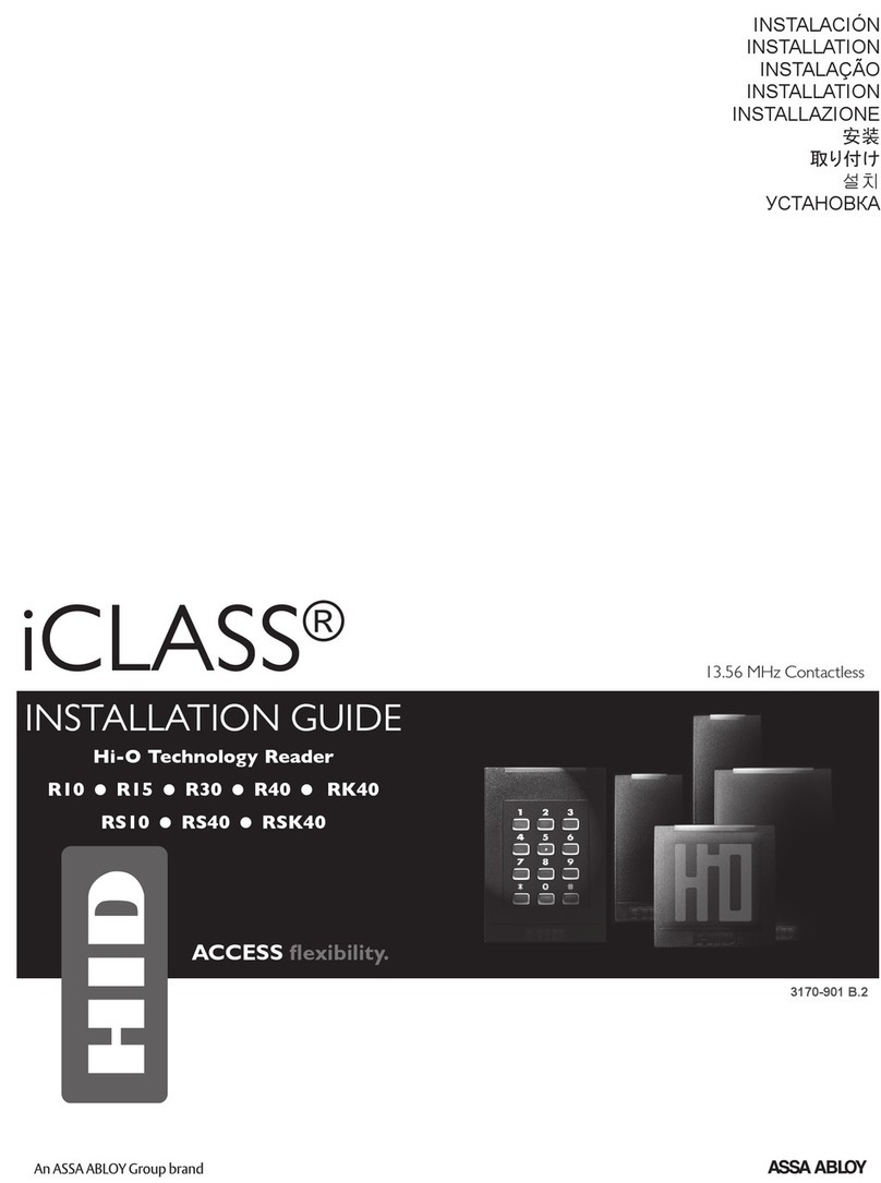 Assa Abloy R10 User manual