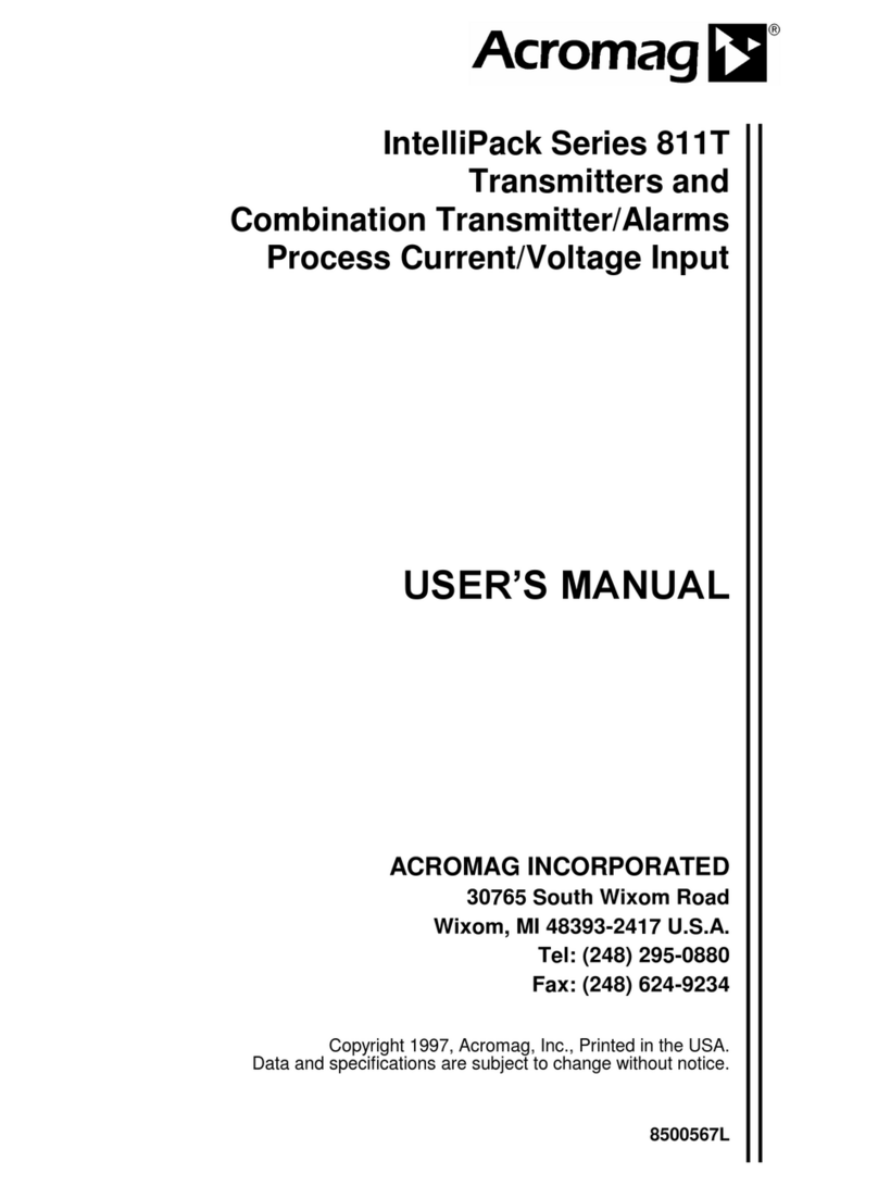 Acromag IntelliPack 811T Series user manual
