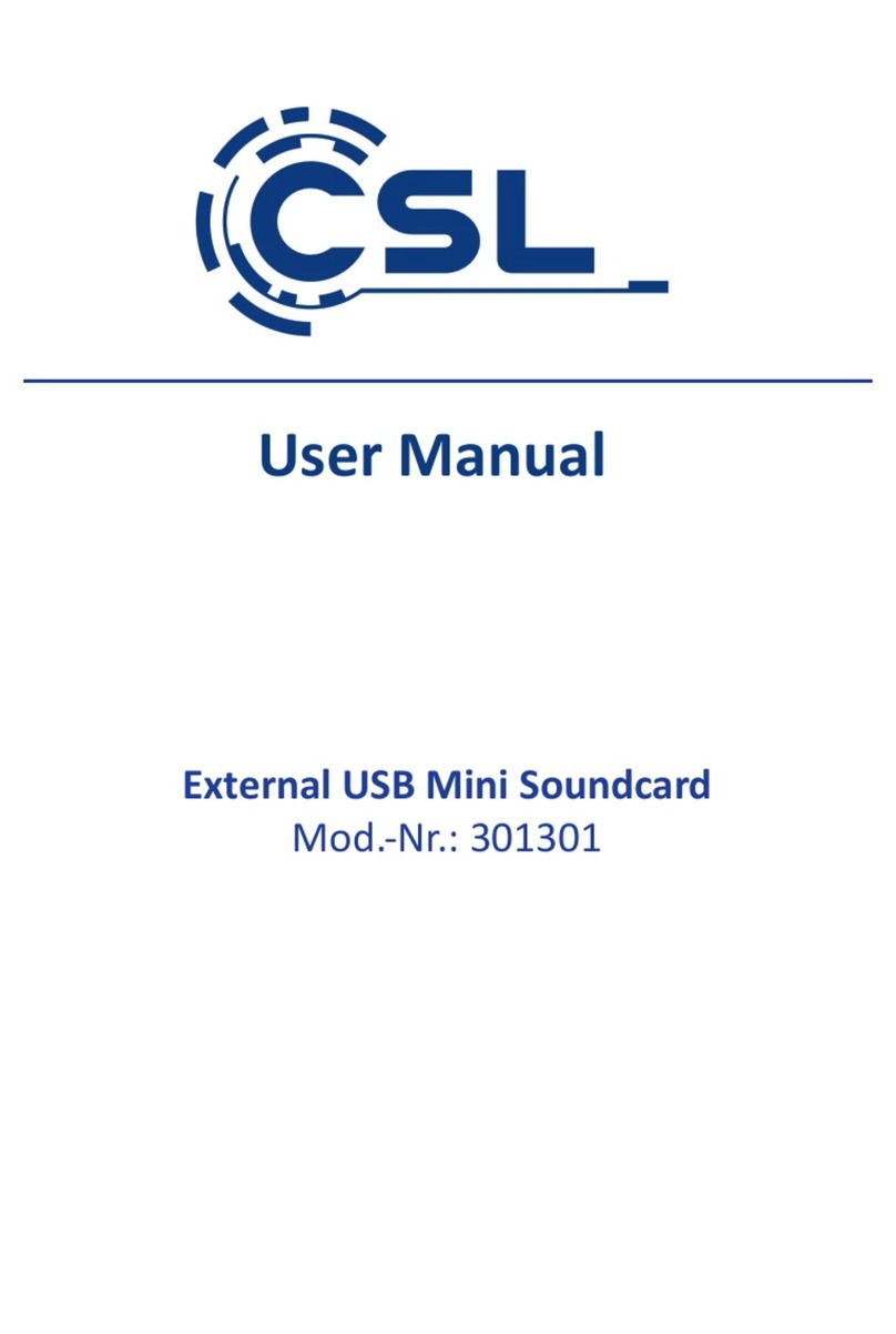 CSL 301301 user manual